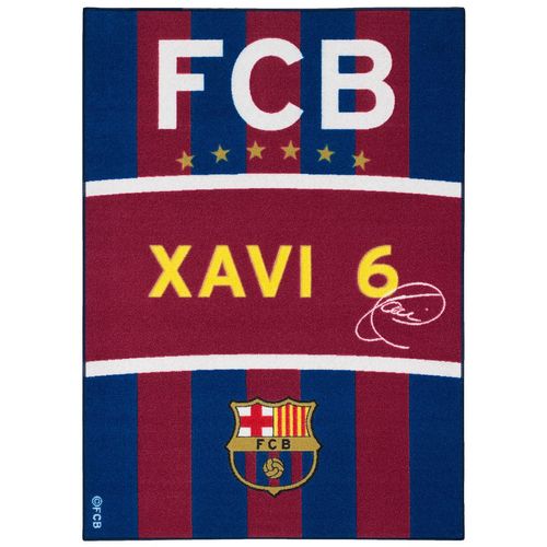 Kids carpet FCB Xavi fan carpet 95x133 cm / 37.4 '' x 52.36 ''