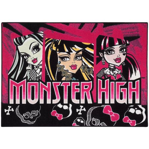 Kids carpet Monsters High Skull 95x133 cm / 37.4 '' x 52.36 ''