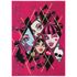 Carpet kids carpet Monsters High 3 Designs play carpet 95x133 cm / 37.4 '' x 52.36 '' purple black Rauten