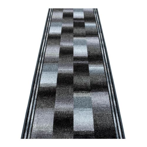 Runner carpet rug Läufer Ikat different colors 67 cm / 26.38 ' width grey