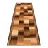 Runner carpet rug Läufer Ikat different colors 67 cm / 26.38 ' width brown