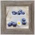 Set of 3 murals fruits berries purple red grey 23x23cm 2