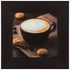 Set of 3 murals coffee beans brown 23x23cm 9.06"x9.06" 4