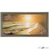 Canvas print picture quote sunset beach brown beige 23x49cm 1
