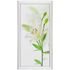 Canvas print picture wellness flower white green 23x49cm 1