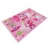 Carpet kids modern cats play carpet 80x120 cm pink rose 2