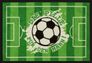 Door mat foot mat Fußball 50x75 cm / 19.69 '' x 29.53 '' 2 designs 5
