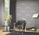 Non-woven wallpaper 13183-30 plain silver metallic 2