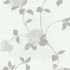 Non-woven wallpaper 13180-30 flower cream grey 1