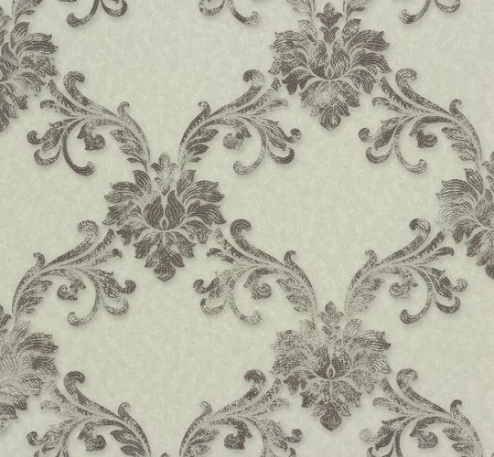 Non-woven wallpaper 5798-37 baroque grey silver