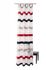 Loop scarf stripes white semitransparent 140x245 5595-10 2