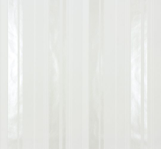 Non-woven wallpaper Marburg 55238 stripes white cream