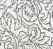 Non-woven wallpaper 55408 floral white black metallic 1