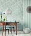 Non-woven Wallpaper Glossy Stripes blue white 225425 2