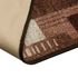 Back Runner Rug Carpet Hallway Mat Hall Runner Montana border brown 67cm Width 4