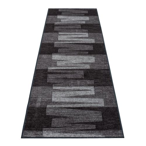 Via Veneto runner bridge carpet grey 80 cm width