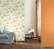 Non-woven wallpaper floral cream orange green 55341 2