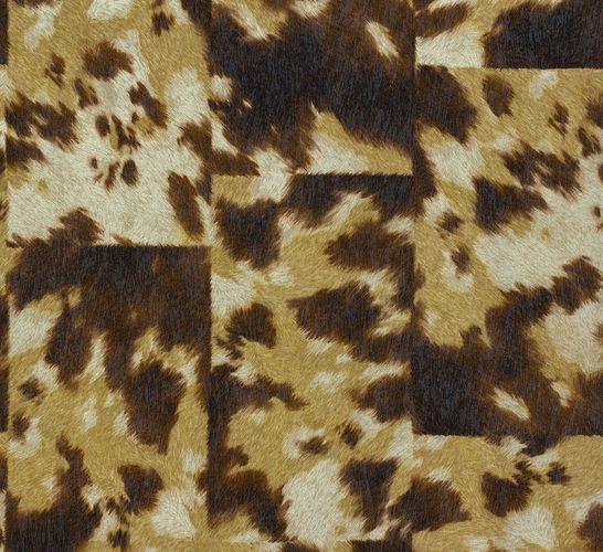 Non-woven wallpaper coat optic brown beige Rasch Pop Skin