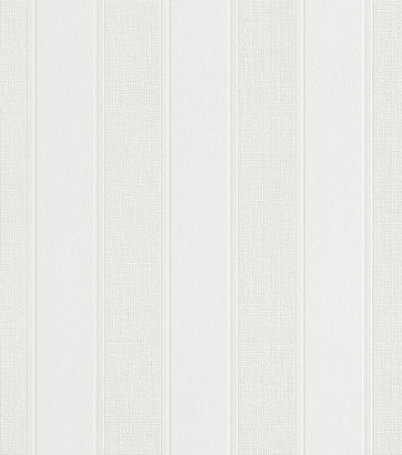 Wallpaper paintable textured striped Rasch Wallton 141801