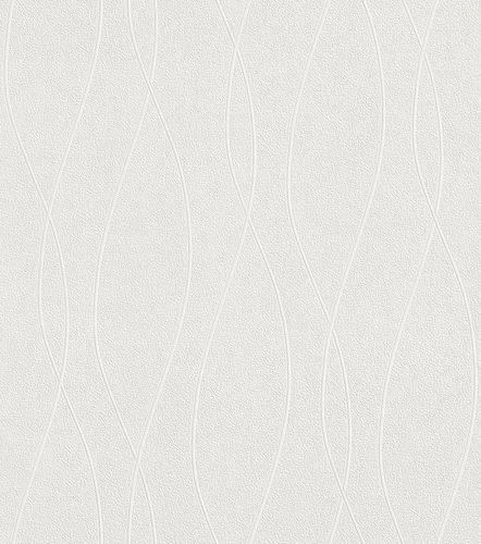 Wallpaper paintable retro lines Rasch Wallton 142501