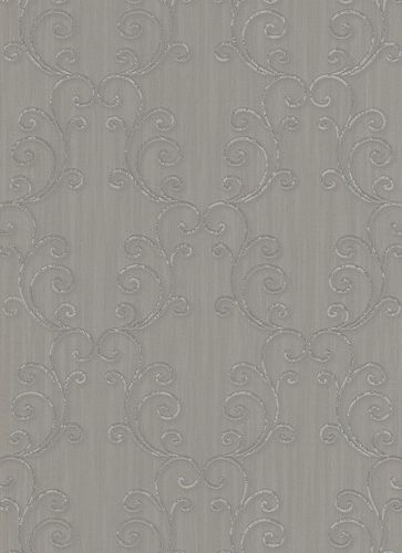 Non-woven wallpaper ranks browngrey silver 5930-37
