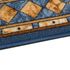 Detail Runner Rug Carpet Hallway Mat Hall Runner Cheops border blue 80cm Width 3