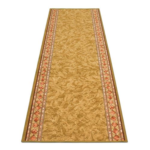Runner Rug Carpet Läufer Cheops in 3 colours Border Modern 80 cm Width light brown