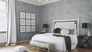 Room picture Wallpaper Rasch Deco Style plaster texture silvergrey gloss 588361 3