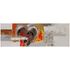 Oil painting handmade 40 x 120 cm Love grey brown red 1