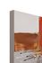 Oil painting handmade 40 x 120 cm Love grey brown red 3