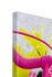 Picture stretcher art print bicycle flowers pink green grey 3