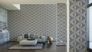 Non-Woven Wallpaper floral 3D graphic grey green 96042-2 1