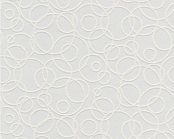 Wallpaper paintable circles AS Meistervlies PRO Protect