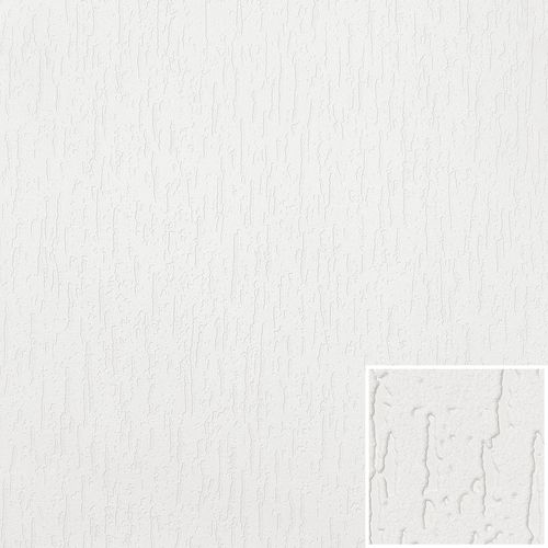 Vinyl Wallapper Paintable 2725-15 White Grandioso 15m