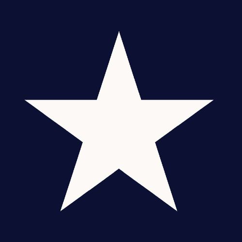 wallpaper non-woven stars blue white 136454