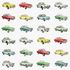 wallpaper non-woven cars white green red 138731 1