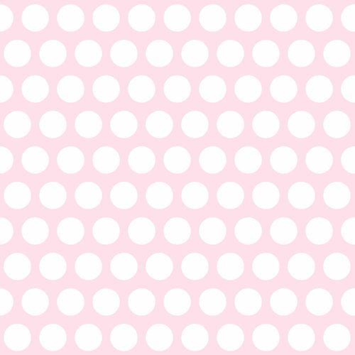 wallpaper non-woven dots rose white 138721