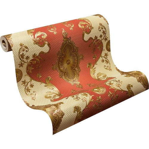 Role Exclusive wallpaper red gold baroque Hermitage AS Creation 6829-18