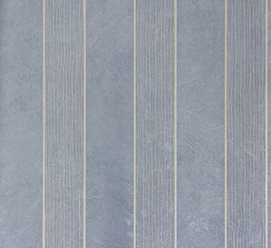 Non-Woven Wallpaper Stripes grey blue Glitter 56829