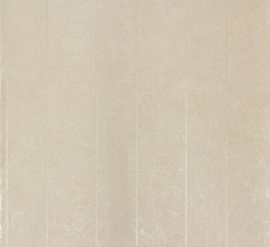 Non-Woven Wallpaper Plaster Stripes greige Glitter 56832