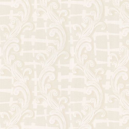 Non-woven wallpaper cream beige design Marburg 56102