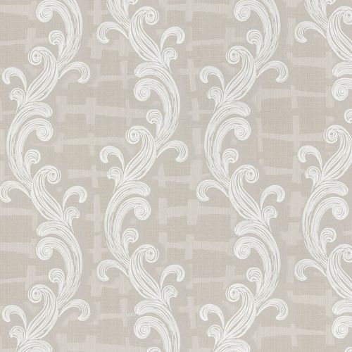 Non-woven wallpaper grey beige oranment Marburg 56101