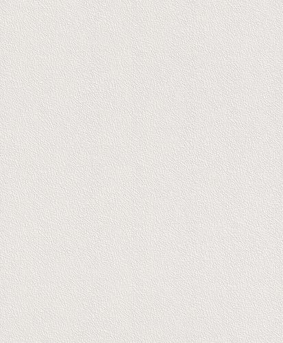 Non-woven wallpaper Rasch plain structure white 475517