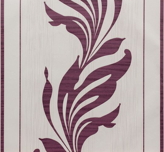 Wallpaper non-woven purple cream floral Marburg 56732