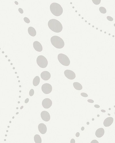 Non-woven wallpaper cream graphic Marburg 56431