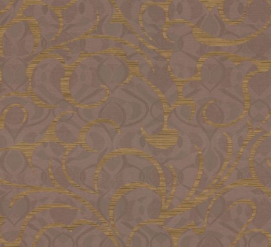 Non-woven wallpaper brown gold graphic Marburg 56026