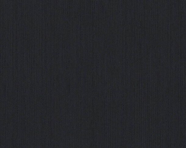 Article picture Wallpaper plain viscose black Metallic Silk 9685-31