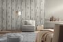 Room picture non-woven wallpaper cream metallic uni Amelie Rasch 570700 3