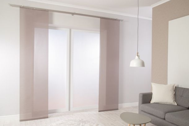 Curtain brown semi-transparent 60x245 5802-62