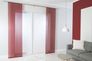 Curtain plain red semi-transparent 60x245 5802-48 1